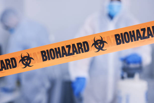 Professional Biohazard Cleanup technician working in Merrill, IA